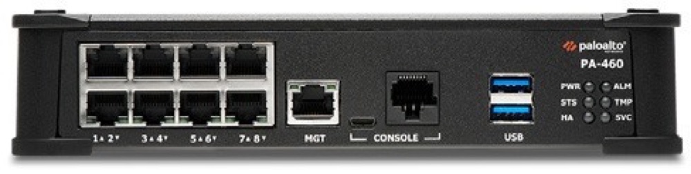 Palo Alto Networks PA-460 tampak depan
