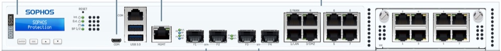 Sophos XGS 3100 tampak depan