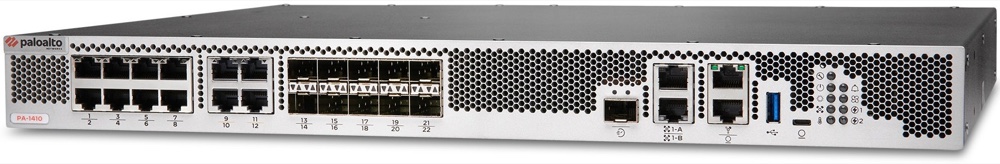Palo Alto Networks PA-1410 tampak depan